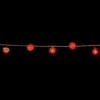 ジェフコム 【生産完了品】LEDデザインストリングライト 長さ:2.1m 《フラワー》 赤 STM-E07-07R