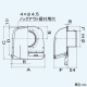 三菱 深形フード アルミ製 ギャラリ付 適用パイプ:φ100mm BL認定品 深形フード アルミ製 ギャラリ付 適用パイプ:Φ100mm BL認定品 P-13VA3-BL 画像2