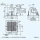 三菱 【生産完了品】ダクト用換気扇 天井埋込形 サニタリー用 低騒音形 丸穴据付タイプ 接続パイプ:φ100mm 埋込寸法:250mm角 ダクト用換気扇 天井埋込形 サニタリー用 低騒音形 丸穴据付タイプ 接続パイプ:Φ100mm 埋込寸法:250mm角 VD-13ZCC4-C 画像2