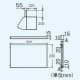 三菱 側板 標準タイプ奥行600mm機種用及び自然給気タイプ・同時給排気機種用 高さ600mm対応 ホワイト 側板 標準タイプ奥行600mm機種用及び自然給気タイプ・同時給排気機種用 高さ600mm対応 ホワイト P-3220KP2 画像2
