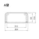 マサル工業 メタルモール A型 長さ2m ホワイト メタルモール A型 長さ2m ホワイト S1202 画像2