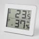 ヤザワ デジタル温湿度計 ホワイト デジタル温湿度計 ホワイト DO01WH 画像2