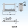 マスプロ サイドベース 適合マスト径:22〜25.4mm 溶融亜鉛メッキ(HDZ45) SB22S