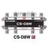 マスプロ 【生産完了品】8分配器 全端子直流電流カット型 屋内用 BL型 CS-D8W
