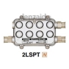マスプロ 【生産完了品】2分配器 屋外用 電流通過 選択機能付 電流容量3A 2LSPT(NH-D2T)