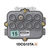 マスプロ 1分岐器 電流通過型 屋外用 無停波型 5dBステップ 1DCG15TA(NH-DC151T)