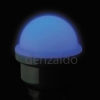 ジェフコム 【生産完了品】LEDサイン球 屋外用 散光タイプ ブルー 口金E26  P18SW-E2601-B 画像1