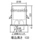 パナソニック 【生産完了品】非常用照明器具 天井埋込型 埋込穴φ100 非常灯用ハロゲン電球9W 非常用照明器具 天井埋込型 埋込穴φ100 非常灯用ハロゲン電球9W LB90630 画像2