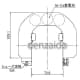 パナソニック 【生産完了品】誘導灯・非常灯用交換電池 3.6V 2500mAh 誘導灯・非常灯用交換電池 3.6V 2500mAh FK696C 画像2