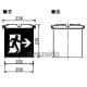 パナソニック 避難口誘導灯用適合表示板 矢印付右 B級・BH形(20A形)/B級・BL形(20B形) 片面用 避難口誘導灯用適合表示板 矢印付右 B級・BH形(20A形)/B級・BL形(20B形) 片面用 FK20057 画像2