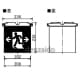 パナソニック 避難口誘導灯用適合表示板 矢印付両 B級・BH形(20A形)/B級・BL形(20B形) 片面用 避難口誘導灯用適合表示板 矢印付両 B級・BH形(20A形)/B級・BL形(20B形) 片面用 FK20058 画像2