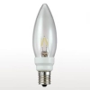 ウシオ 【生産完了品】LED電球 シャンデリア形 調光対応 全光束:36lm 白熱球10W相当 口金:E12 直径:32mm LDC2L-G-E12/D27/3