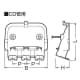 未来工業 F・ころトリオ VVFケーブルころがし配線用3連エンドカバー CD管φ22用 スクリュー釘付 グレー F・ころトリオ VVFケーブルころがし配線用3連エンドカバー CD管Φ22用 スクリュー釘付 グレー CDE-22F3 画像3