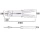 フジ矢 万能電工ペンチ 絶縁端子・ファストン端子両用 サイズ:240mm 万能電工ペンチ 絶縁端子・ファストン端子両用 サイズ:240mm FA105 画像3