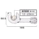 フジ矢 【生産完了品】ラチェット式チューブカッター 銅管用 サイズ:165mm ラチェット式チューブカッター 銅管用 サイズ:165mm RTC-23 画像5