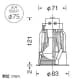 山田照明 【生産完了品】ダウンライト 取付穴φ75mm 埋込高121mm E17クリプトンレフ球50W形×1 ホワイト 【生産完了品】ダウンライト 取付穴φ75mm 埋込高121mm E17クリプトンレフ球50W形×1 ホワイト DE-2599 画像3