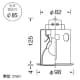 山田照明 【生産完了品】ダウンライト 取付穴φ85mm 埋込高125mm E17クリプトン球(ホワイト)PS60W形×1 ホワイト 【生産完了品】ダウンライト 取付穴φ85mm 埋込高125mm E17クリプトン球(ホワイト)PS60W形×1 ホワイト DE-2157 画像3
