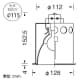 山田照明 【生産完了品】ダウンライト 取付穴φ115mm 埋込高152.5mm E17クリプトン球(ホワイト)PS100W形×1 ホワイト 【生産完了品】ダウンライト 取付穴φ115mm 埋込高152.5mm E17クリプトン球(ホワイト)PS100W形×1 ホワイト DE-2165 画像3