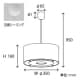 山田照明 【生産完了品】ペンダントライト E17クリプトン球(ホワイト)PS100W形×1 ペンダントライト E17クリプトン球(ホワイト)PS100W形×1 PE-2443 画像3
