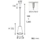 山田照明 【生産完了品】ペンダントライト E11ハロゲン球 40W(ダイクロミラー付)×1 ペンダントライト E11ハロゲン球 40W(ダイクロミラー付)×1 PE-2389 画像4
