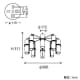 山田照明 LEDシャンデリア 〜4.5畳向け 白熱200W相当 電球色 LEDシャンデリア 〜4.5畳向け 白熱200W相当 電球色 CD-4297-L 画像3