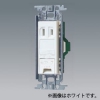 パナソニック 【生産完了品】埋込アースターミナル付コンセント 金属取付枠付 15A 125V 利休色 埋込アースターミナル付コンセント 金属取付枠付 15A 125V 利休色 WTF13313GK 画像1