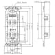 パナソニック フルカラー 埋込扉付ほたるダブルコンセント 取付枠付 15A 125V フルカラー 埋込扉付ほたるダブルコンセント 取付枠付 15A 125V WN13525 画像4