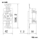 パナソニック 埋込引掛接地3Pコンセント 30A 250V ブラック 埋込引掛接地3Pコンセント 30A 250V ブラック WF2430B 画像2