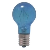 アサヒ クリプトン耐熱透明カラー電球 PS35 105V57W 口金:E17 昼光染 KRPS35E17100/110V-57W(D)