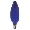 アサヒ 耐熱透明カラー シャンデリア球 C32 105V25W 口金:E12 ブルー 耐熱透明カラー シャンデリア球 C32 105V25W 口金:E12 ブルー C32E12100/110V-25W(BT) 画像1