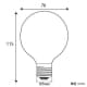 アサヒ 【生産完了品】チャームランプ 100V 2〜3W ガラス径:76mm 口金:E26 ニューアイラブユー 【生産完了品】チャームランプ 100V 2～3W ガラス径:76mm 口金:E26 ニューアイラブユー チャームライトニューアイラブユー 画像3
