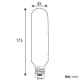 アサヒ 【生産完了品】チューブランプ T45 110V40W 全光束:320lm 口金:E26 ホワイト チューブランプ T45 110V40W 全光束:320lm 口金:E26 ホワイト T45E26110V-40W(S) 画像3