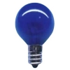アサヒ 透明カラー球 G30 110V5W 口金:E12 透明ブルー G30E12110V-5W(CB)