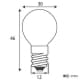 アサヒ 【お買い得品 50個セット】透明カラー球 G30 110V5W 口金:E12 透明ピンク 【お買い得品 50個セット】透明カラー球 G30 110V5W 口金:E12 透明ピンク G30E12110V-5W(CP)_50set 画像3