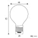 アサヒ 【生産完了品】点滅球 G40 100V10W 口金:E26 クリヤー 点滅球 G40 100V10W 口金:E26 クリヤー テンメツキュウG40E26110V-10W(C) 画像3