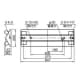 三菱 【生産完了品】蛍光灯ベース照明 逆富士タイプ FHF16形×2灯 蛍光灯別売 50Hz(東日本用)  YV20021PH50HZ 画像2