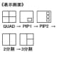マザーツール 【生産完了品】4チャンネルカラー画面分割器 表示画面:QUAD→PIP1→PIP2→2分割→3分割  MTQC-14LV 画像4