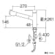 三栄水栓製作所 【販売終了】シングル浄水器付ワンホールスプレー混合栓 節水水栓 キッチン用 浄水カートリッジ内蔵タイプ ホース引出し機能付 寒冷地用 column シングル浄水器付ワンホールスプレー混合栓 節水水栓 キッチン用 浄水カートリッジ内蔵タイプ ホース引出し機能付 寒冷地用 column K87580JK 画像4