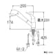 三栄水栓製作所 【販売終了】シングル浄水器付ワンホールスプレー混合栓 節水水栓 キッチン用 浄水カートリッジ内蔵タイプ ホース引出し機能付 modello シングル浄水器付ワンホールスプレー混合栓 節水水栓 キッチン用 浄水カートリッジ内蔵タイプ ホース引出し機能付 modello K87680TJV 画像5