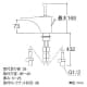 三栄水栓製作所 【販売終了】シングルワンホール洗面混合栓 節水水栓 ポップアップ用 専用引棒付 フラット吐水 吐水口高さ:73mm roffine シングルワンホール洗面混合栓 節水水栓 ポップアップ用 専用引棒付 フラット吐水 吐水口高さ:73mm roffine K4780PJV 画像4