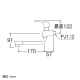 三栄水栓製作所 【販売終了】シングル自在水栓 節水水栓 パイプ下向きタイプ パイプ長さ:170mm シングル自在水栓 節水水栓 パイプ下向きタイプ パイプ長さ:170mm A1071-13 画像3