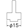 SANEI 水栓節水コマ 3個入 直径:15mm 呼び13水栓用 水栓節水コマ 3個入 直径:15mm 呼び13水栓用 PP83A-1S-15 画像3