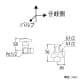 三栄水栓製作所 【販売終了】ストレート分岐バルブ 共用形 ストレート型 分岐口右側 呼び:13 ストレート分岐バルブ 共用形 ストレート型 分岐口右側 呼び:13 B4121-R-13 画像2