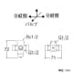 SANEI D式分岐止水栓本体 共用形 アングル型 呼び:13 D式分岐止水栓本体 共用形 アングル型 呼び:13 B411D-X3-13 画像2