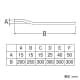 三栄水栓製作所 【販売終了】ツバ付給水曲管 パイプ径:12.7mm 寸法:15×200mm ツバ付給水曲管 パイプ径:12.7mm 寸法:15×200mm V22J-63-A 画像2