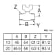 三栄水栓製作所 【販売終了】ナット付ボールバルブ ハンドルワンタッチ着脱タイプ 呼び:13 ナット付ボールバルブ ハンドルワンタッチ着脱タイプ 呼び:13 JV61-13 画像2