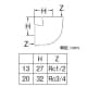 三栄水栓製作所 【販売終了】エルボ(クロム) 呼び13(Rc1/2) 青銅製 エルボ(クロム) 呼び13(Rc1/2) 青銅製 T73-13 画像2