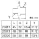 三栄水栓製作所 砲金異径六角ニップル 呼び25(R1)×20(R3/4) 青銅製 砲金異径六角ニップル 呼び25(R1)×20(R3/4) 青銅製 T700-1-25X20 画像2