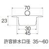 三栄水栓製作所 【生産完了品】ツバ広ゴミこし キッチン用 排水口径35〜60用 ステンレス製 ツバ広ゴミこし キッチン用 排水口径35〜60用 ステンレス製 PH621-M 画像3