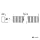 三栄水栓製作所 【販売終了】ペアホースさや管 バスルーム用 T4205-86-10A×20用 ペアホースさや管 バスルーム用 T4205-86-10A×20用 T4205-861 画像2